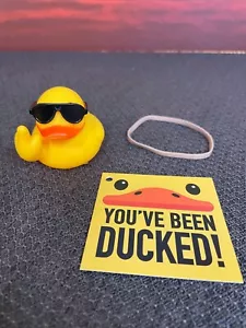 Middle Finger Rubber Duck (with sunglasses and tag) US SHIPPER - Picture 1 of 2