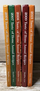 Taste Of Home Book Lot of 5 Annual Recipes, 2004, 2007, 2008, 2009, 2015 - Imagen 1 de 13
