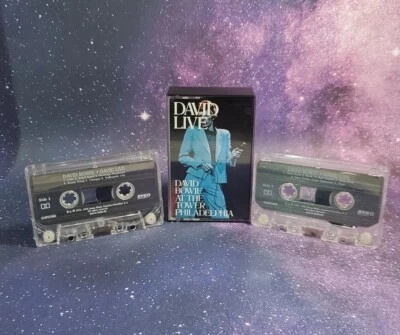 VTG DAVID BOWIE At The Tower Philadelphia Double Cassette 1990 - Clean Tested - Image 1 of 4
