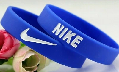 Nike Baller Band Pulsera de Goma de Silicona Azul Blanco L.A. DODGERS ⚾️ Foto 1 de 4