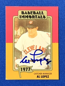AL LOPEZ HOF FIRMATO 1980 CLEVELAND INDIANS 2x ALL STAR PSA DNA - Foto 1 di 4