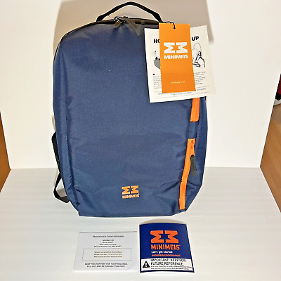 MiniMeis G4 Shoulder Backpack-Style Carrier Baby Child Carrier Navy & Orange NEW • 240.79$