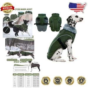 Windproof Outdoor Dog Vest with Reflective Trim - Perfect for Winter Walks - Picture 1 of 11