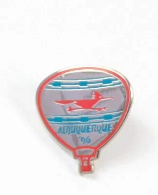Albuquerque 1996 Hot Air Balloon Lapel Pin Collectible Roadrunner  - Image 1 of 4