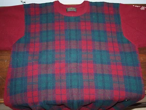 Herren Tartan Wollpullover vom St. Andrews Golfplatz, Schottland - Größe M - Bild 1 von 8