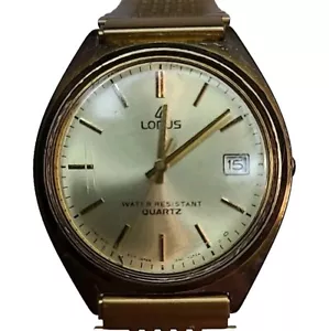 Lorus Water Resistant Quartz Watch Y142-8000 New Battery Parts or Repair - Picture 1 of 8