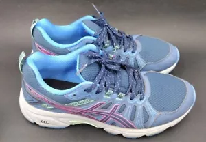 Asics Gel-Venture 7 Women’s Trail Running Shoes Size 8 Blue Pink 1012A476 - Picture 1 of 12