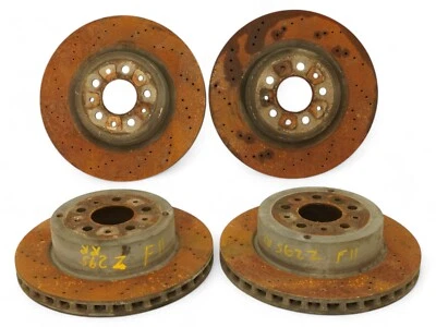 2002 - 2006 MASERATI SPYDER M138 ROTOR BRAKE DISC FRONT REAR LH RH SET OF 4 OEM Foto 1 de 4