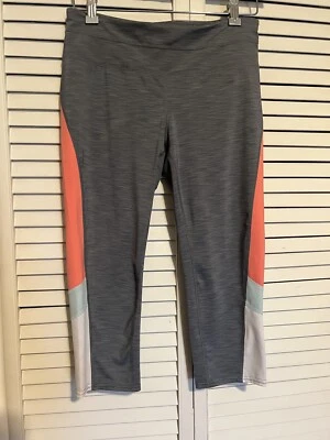 TANGERINE Women’s Size Medium M Pants Yoga Running Capri Crop Athletic Leggings - Image 1 of 4