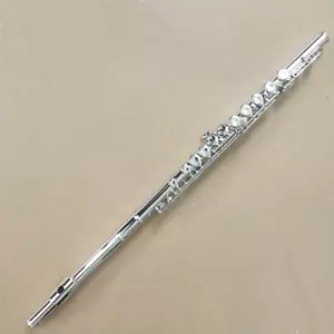 Yamaha Flute 16 Closed Hole E key C Nickel Plating Good Sound - Picture 1 of 6