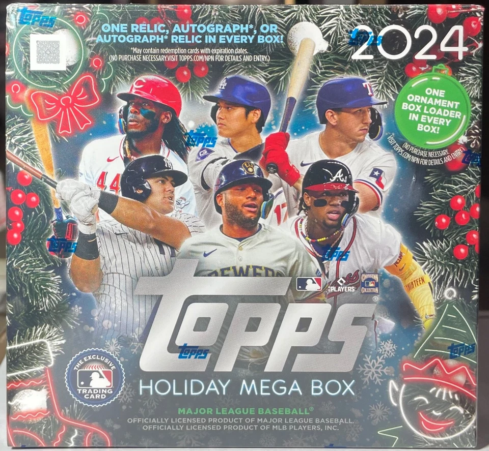 2025 2024 2023 Topps Holiday Baseball Mega Box Lot (3) Factory