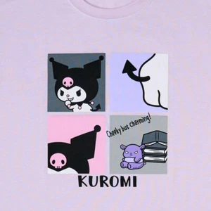 Kuromi Women Oversized T Shirt US Size 6 8 Sanrio Japan Limited Exclusive 2025 - Picture 1 of 2