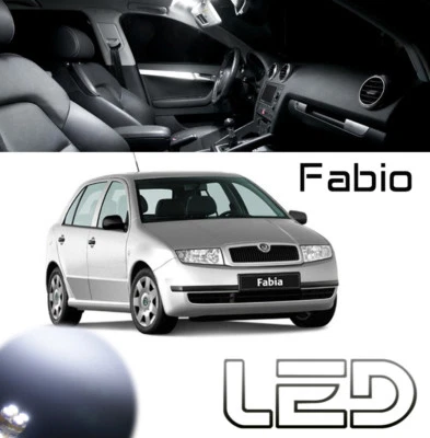 Para Skoda FABIA - Bombillas LED Iluminación Interior Luz Techo Cabina Maletero - Imagen 1 de 4