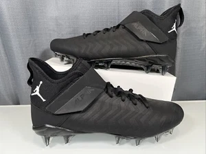 Nike Jordan Alpha Menace Pro 2 Mid Football Cleats Black Size 15 CV1676-003 - Picture 1 of 9