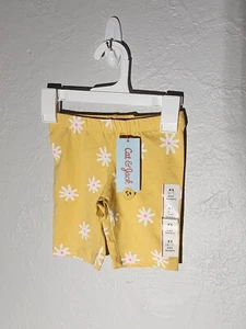 NEW Cat & Jack Girl's Sun Eclipse Bike Floral Shorts Size XS (4/5) - Picture 1 of 2