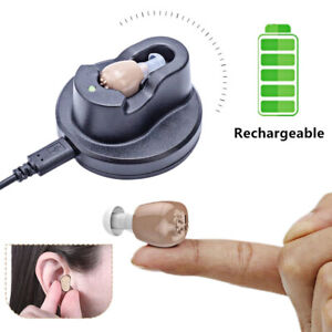 1PC Digital Rechargeable Hearing aid Digital Ear Enhancer Sound Voice Amplifier