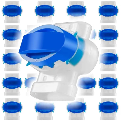 LEBEXY Kabelverbinder S1 für Mähroboter wasserdicht Gel Kabelklemmen 20 Stk