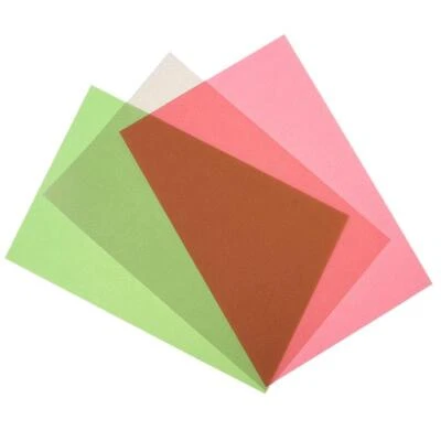 50 Sheets 6'4'' Coloured Translucent s for Cardmaking - image 1 of 4