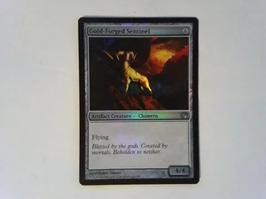 Foil Gold-Forged Sentinel Journey into Nyx - Magic the Gathering MTG Artifact - Picture 1 of 2