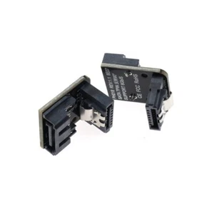 2Pcs/lot SATA Female to Male Adapter 90 Degree Elbow for PC Motherboard - Picture 1 of 9