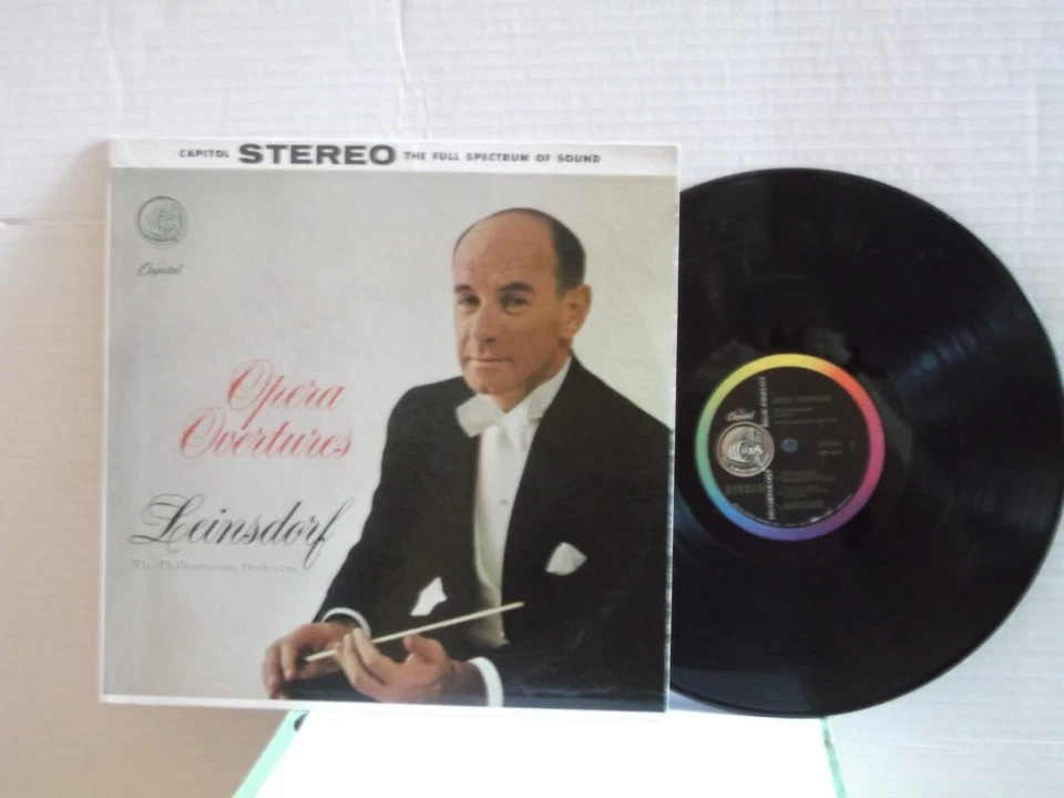 Eric Leinsdorf,Cap.SP 8465,"Opera Overtures-Leinsdorf"US,LP,st,1958,logo left,M- - Image 1 of 1