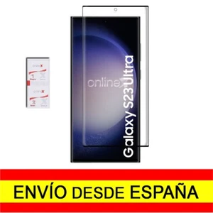 Cristal Templado Completo para SAMSUNG GALAXY S23 ULTRA Protector Negro a5986 nt - Imagen 1 de 13