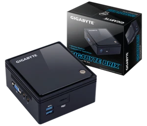 Gigabyte Brix Mini PC Intel Celeron J3160 2.24GHz CPU VGA HDMI HTPC GB-BACE-3160 - Picture 1 of 5