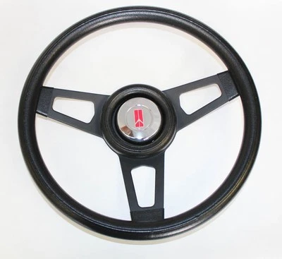 Volante Grant 69-93 Cutlass F85 98 442 negro con radios negros 13 3/4" Foto 1 de 4