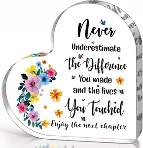 Retirement Gift for Women Coworker Leaving Gift Thank You Gifts for Friends Boss - Picture 1 of 11