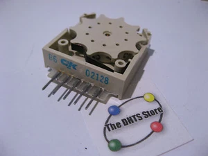 Interruptor de rueda pulgar numérico C&K B6 sección 1 polo 10 posiciones 02128 - NOS cantidad 1  - Imagen 1 de 3