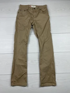 Levis 511 Slim Fit Khaki Pants Teen Size 27x27 - Picture 1 of 9