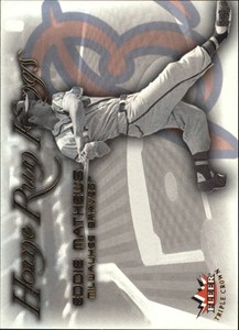 2002 Fleer Triple Crown Home Run Kings Braves Baseball Card #6 Eddie Mathews 