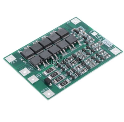 4S 40A BMS Li-ion Lithium Battery Charger Protection Board Balanced Module