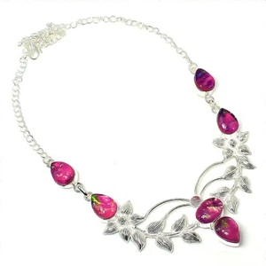 Triplet Opal Gemstone Handmade 925 Sterling Silver Jewelry Necklace Size 18" - Picture 1 of 1