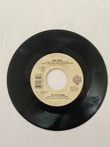 Bee Gees – "You Win Again" Vinyl, 7", 45 RPM, Single Pop Rock 1987 - Picture 1 of 2