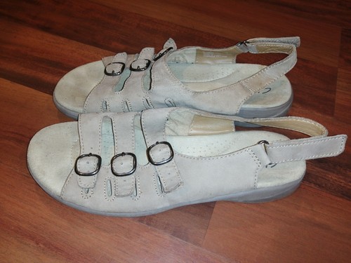 Sandali comodi CLARKS Collection 16724 taglia 10 donna pelle fibbie slingback