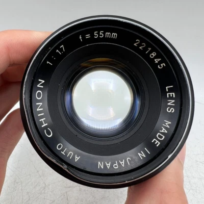 自动 Chinon 55 毫米 F1.7 M42 螺钉安装镜头适用于单反/无反光镜相机 — 第 1/4 张图片
