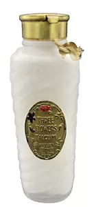 Vintage Richard Hudnut Three Flowers Talcum Powder, Glass Bottle, Full Contents - Picture 1 of 12
