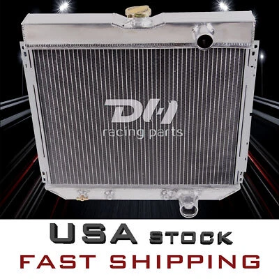 Radiador de 4 filas para Ford Mustang/Torino/LTD/Falcon Mercury Cougar 1967 1968/XR7 V8 Foto 1 de 4