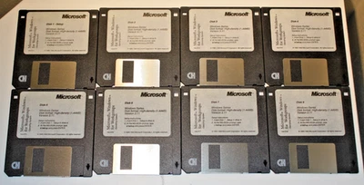 Microsoft Windows for Workgroups 3.11 OS - 3.5"  Floppy Boot Disks -  (disk 1-6) - Image 1 of 4