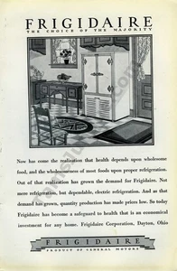 Frigidaire 1928 refrigerador aparato General Motors IMPRESIÓN ANUNCIO ¡Enmarcarlo! (4248) - Imagen 1 de 1