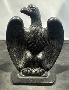 Tope de puerta / sujetalibros vintage Robert Emig de hierro fundido Eagle de 6,5" de alto Americana - Imagen 1 de 4