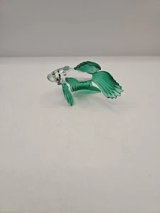 Swarovski Kristall siamesische Kampffische grüne Figur - nicht mehr produziert - Bild 1 von 13