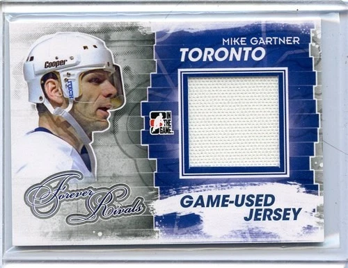 2012/13 ITG FOREVER RIVALS MIKE GARTNER GAME/USED MATERIAL - Image 1 of 1