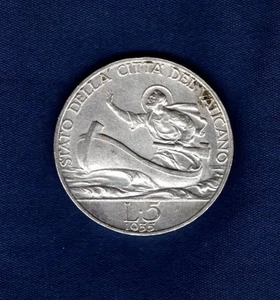 VATICANO 1935 LIRE 5 BB/SPL - Picture 1 of 2