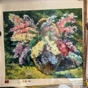 Flieder, Giclée-Druck auf Leinwand von Sofia Khunteyev - Bild 1 von 3