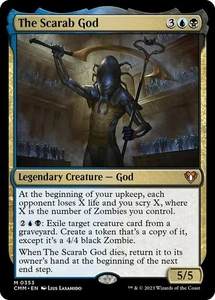 The Scarab God Magic mtg Light Play, English Commander Masters x1 - Picture 1 of 1