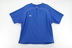 Under Armour Jacke Herren XXL Blau Quarter Zip Warmup Batting Practice Baseball - Bild 1 von 9