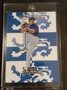 Tarjeta de inversión TREY YESAVAGE RARA SILVER CRUSADE ROOKIE RC PANINI SSP ROY COMO NUEVA - Imagen 1 de 6