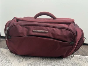 Briggs & Riley Cabin Duffle Bag Weekender Carry On Under Seat TC118-8 Burgundy - Picture 1 of 9